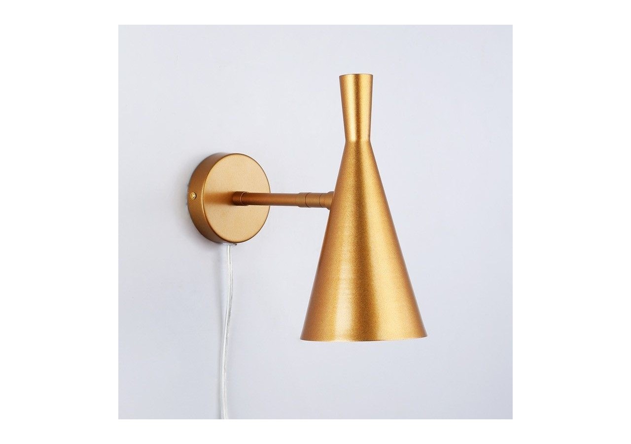 Applique murale scandinave orientable avec interrupteur et prise - L3033-DO-EU - Barcelona LED