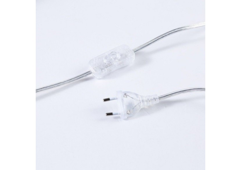 Applique murale scandinave orientable avec interrupteur et prise - L3033-DO-EU - Barcelona LED