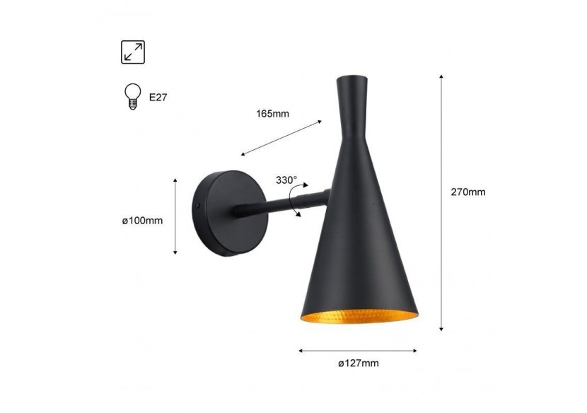 Applique murale intérieure orientable de style scandinave - L3033-N - Barcelona LED