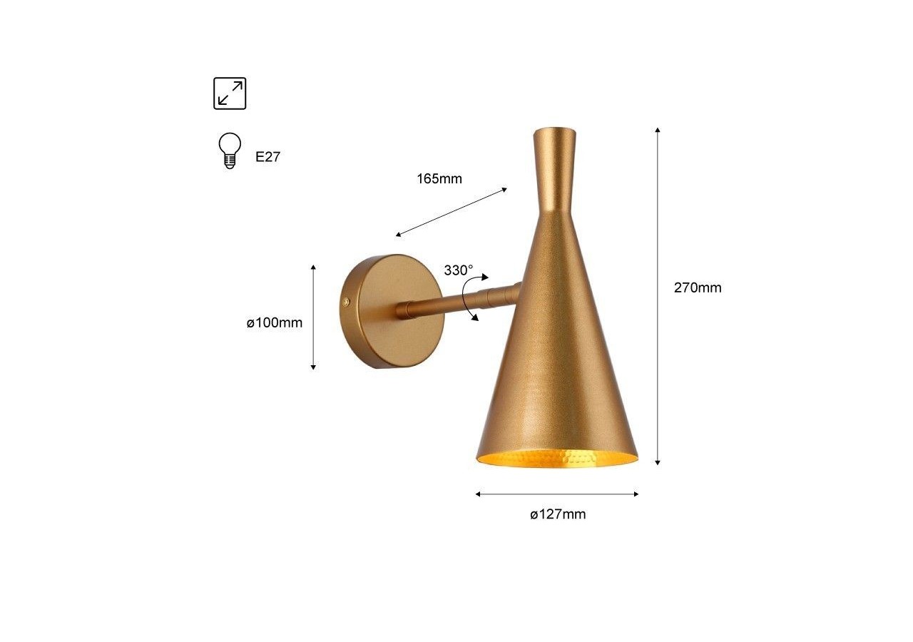 Applique murale intérieure orientable de style scandinave - L3033-DO - Barcelona LED