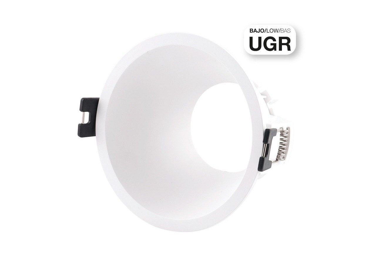 Support encastrable fixe diamètre 93mm avec UGR bas - B987-R-B - Barcelona LED