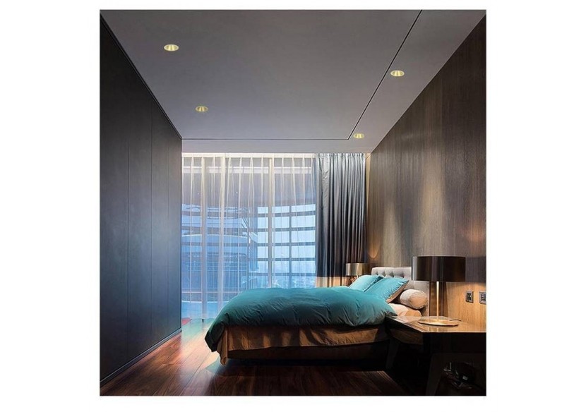 Support encastrable fixe diamètre 93mm avec UGR bas - B987-R-B - Barcelona LED