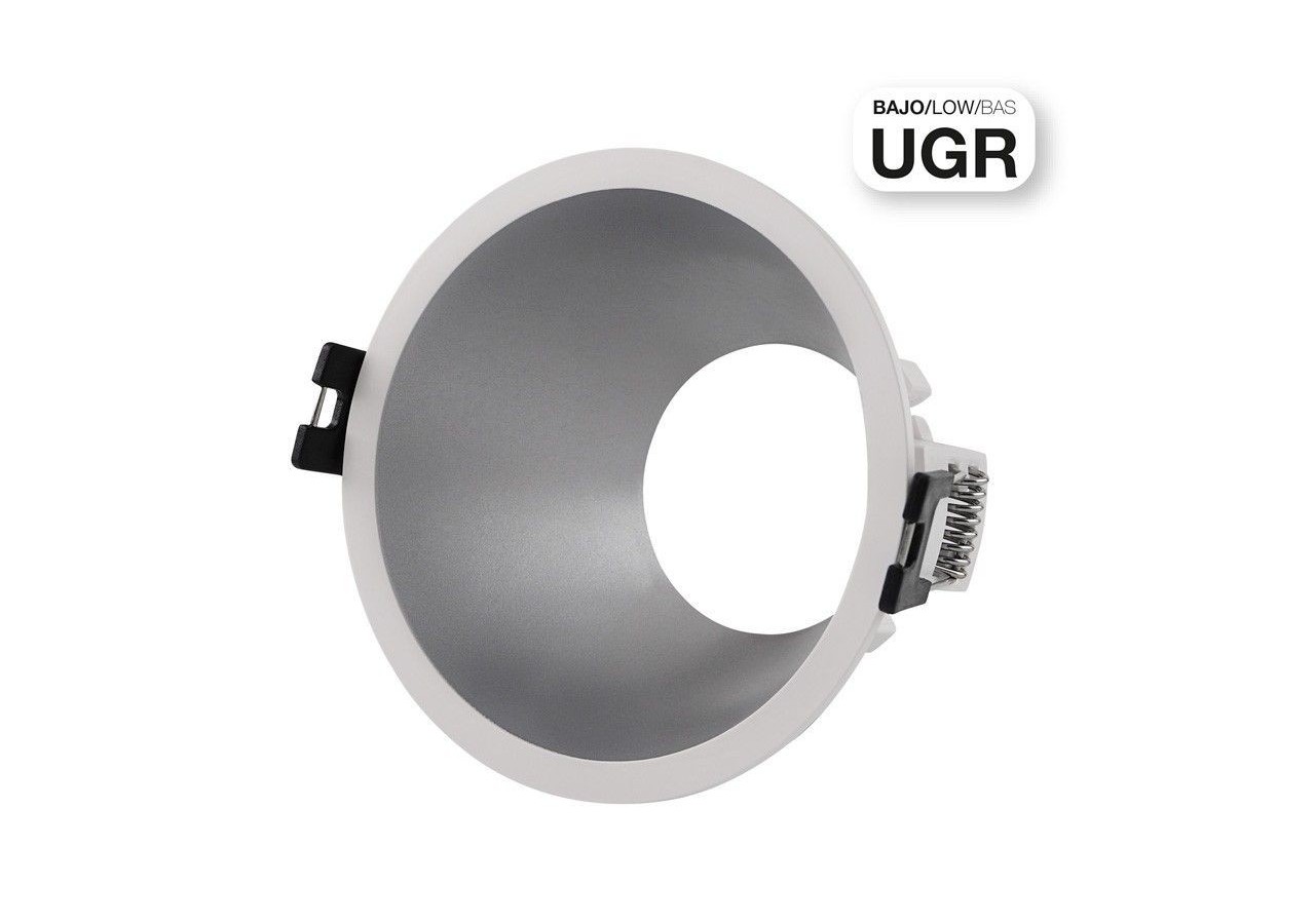 Support encastrable fixe diamètre 93mm avec UGR bas - B987-R-P - Barcelona LED
