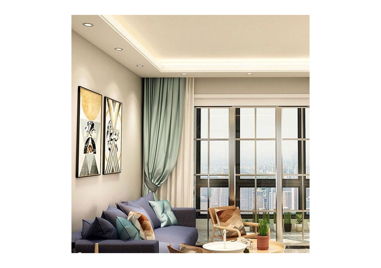 Support encastrable fixe diamètre 93mm avec UGR bas - B987-R-P - Barcelona LED