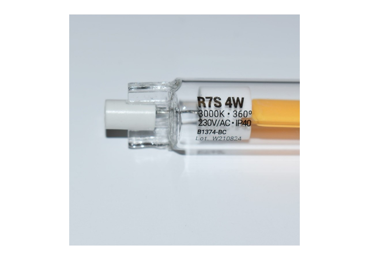 Ampoule LED R7S 78mm - 600lm - COB - 4W - B1374-BC - Barcelona LED