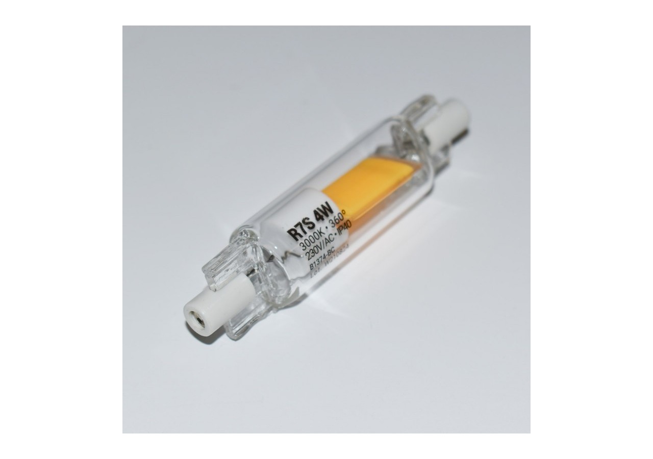 Ampoule LED R7S 78mm - 600lm - COB - 4W - B1374-BC - Barcelona LED