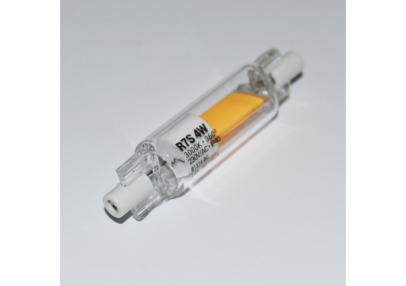 Ampoule LED R7S 78mm - 600lm - COB - 4W - B1374-BC - Barcelona LED Ampoule LED R7S 78mm - 600lm - COB - 4W - B1374-BC - Barcelona LED