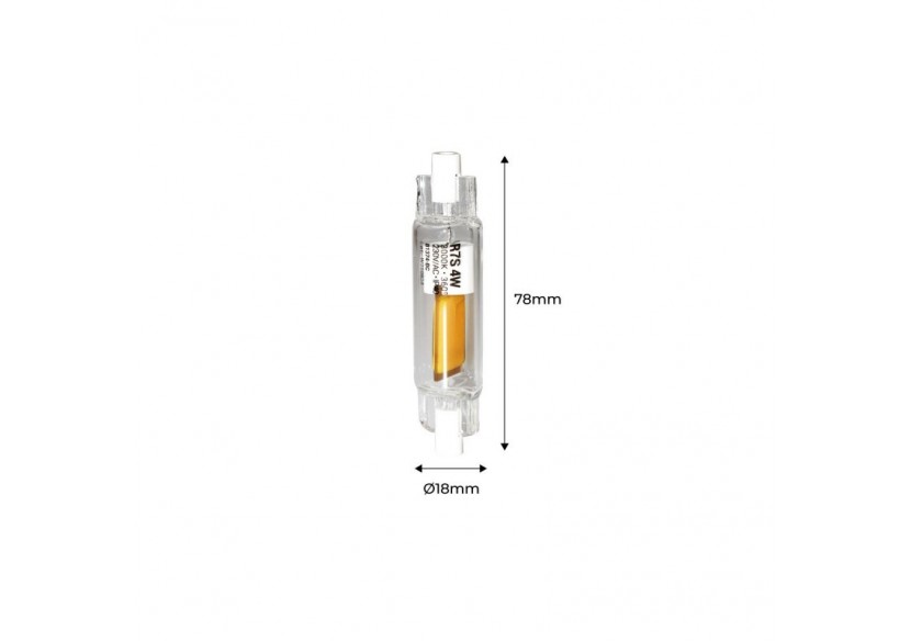 Ampoule LED R7S 78mm - 600lm - COB - 4W - B1374-BC - Barcelona LED Ampoule LED R7S 78mm - 600lm - COB - 4W - B1374-BC - Barcelona LED