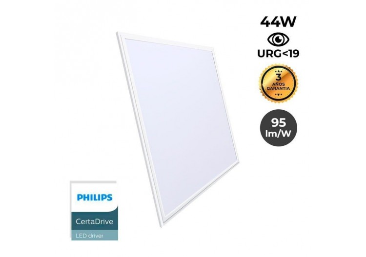 Lot de 10 - Panneau LED 60x60 extra-plat - Driver Philips - 44W - UGR19 - K5235-BF-10 - Barcelona LED 2