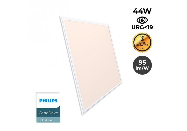 Lot de 12 - Panneau LED 60x60 extra-plat - Driver Philips - 44W - UGR19 - K5235-BC-12 - Barcelona LED 2