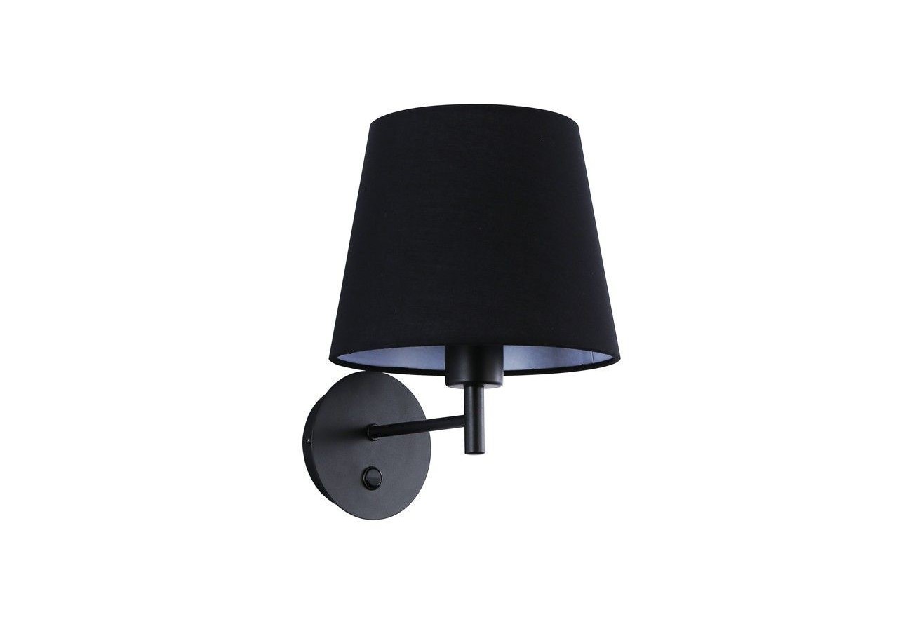 Applique murale avec abat-jour et interrupteur Classic "RIGA" - E27 - L3024-N - Barcelona LED