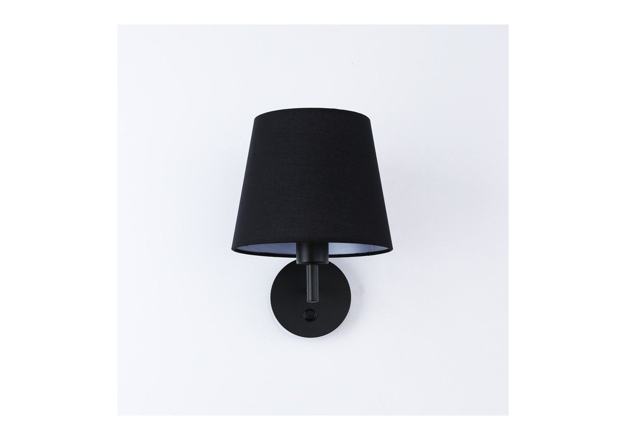 Applique murale avec abat-jour et interrupteur Classic "RIGA" - E27 - L3024-N - Barcelona LED
