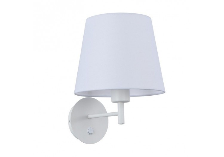 Applique murale avec abat-jour et interrupteur Classic "RIGA" - E27 - L3024-B - Barcelona LED