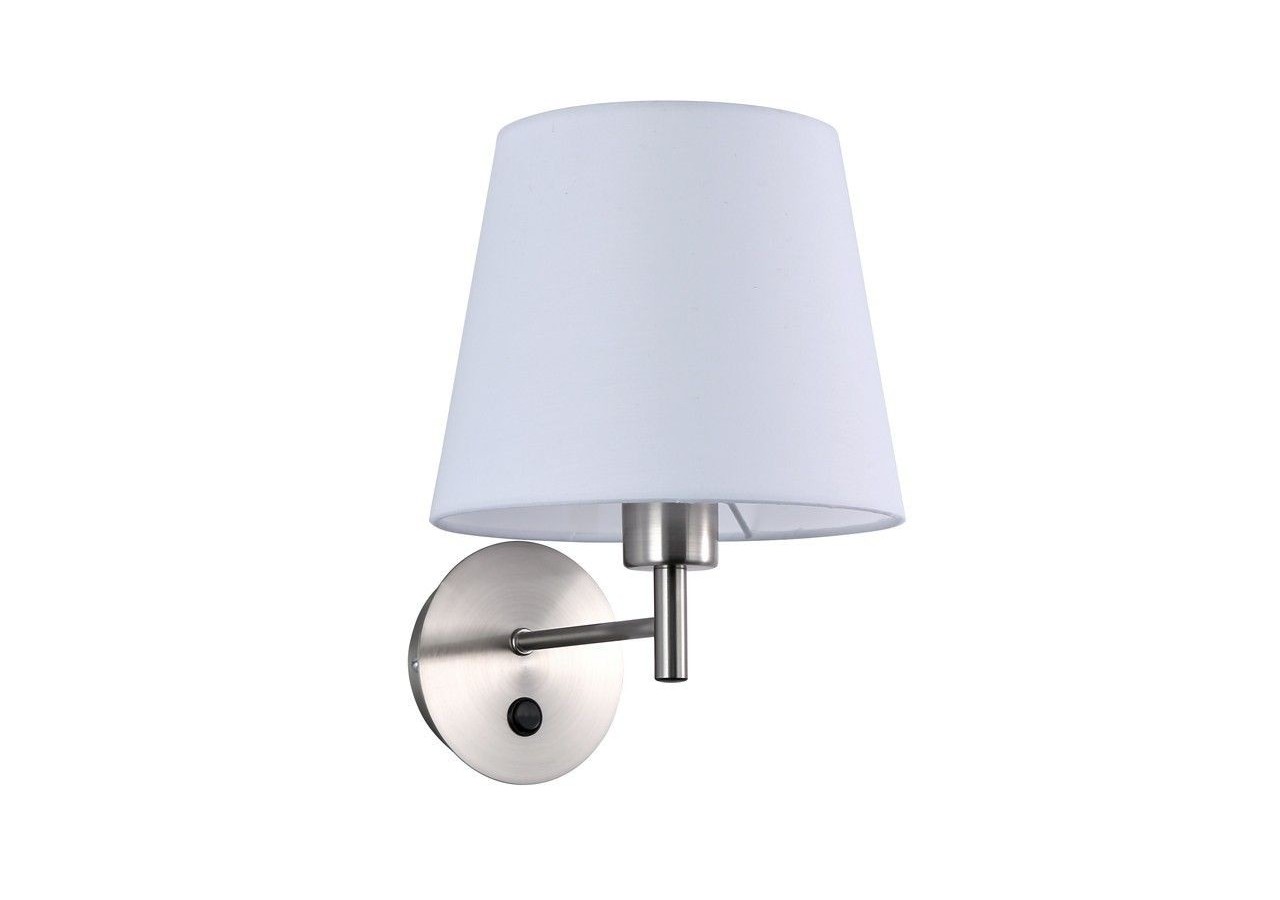 Applique murale avec abat-jour et interrupteur Classic "RIGA" - E27 - L3024-BS - Barcelona LED
