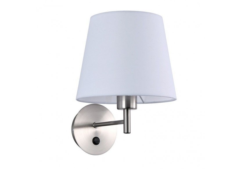 Applique murale avec abat-jour et interrupteur Classic "RIGA" - E27 - L3024-BS - Barcelona LED