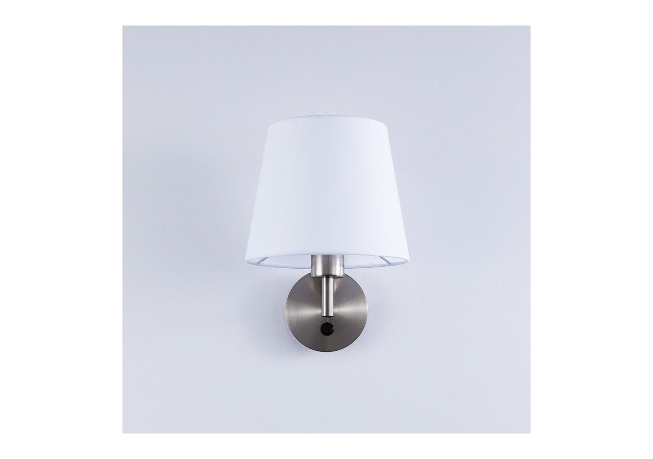 Applique murale avec abat-jour et interrupteur Classic "RIGA" - E27 - L3024-BS - Barcelona LED