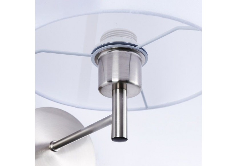 Applique murale avec abat-jour et interrupteur Classic "RIGA" - E27 - L3024-BS - Barcelona LED