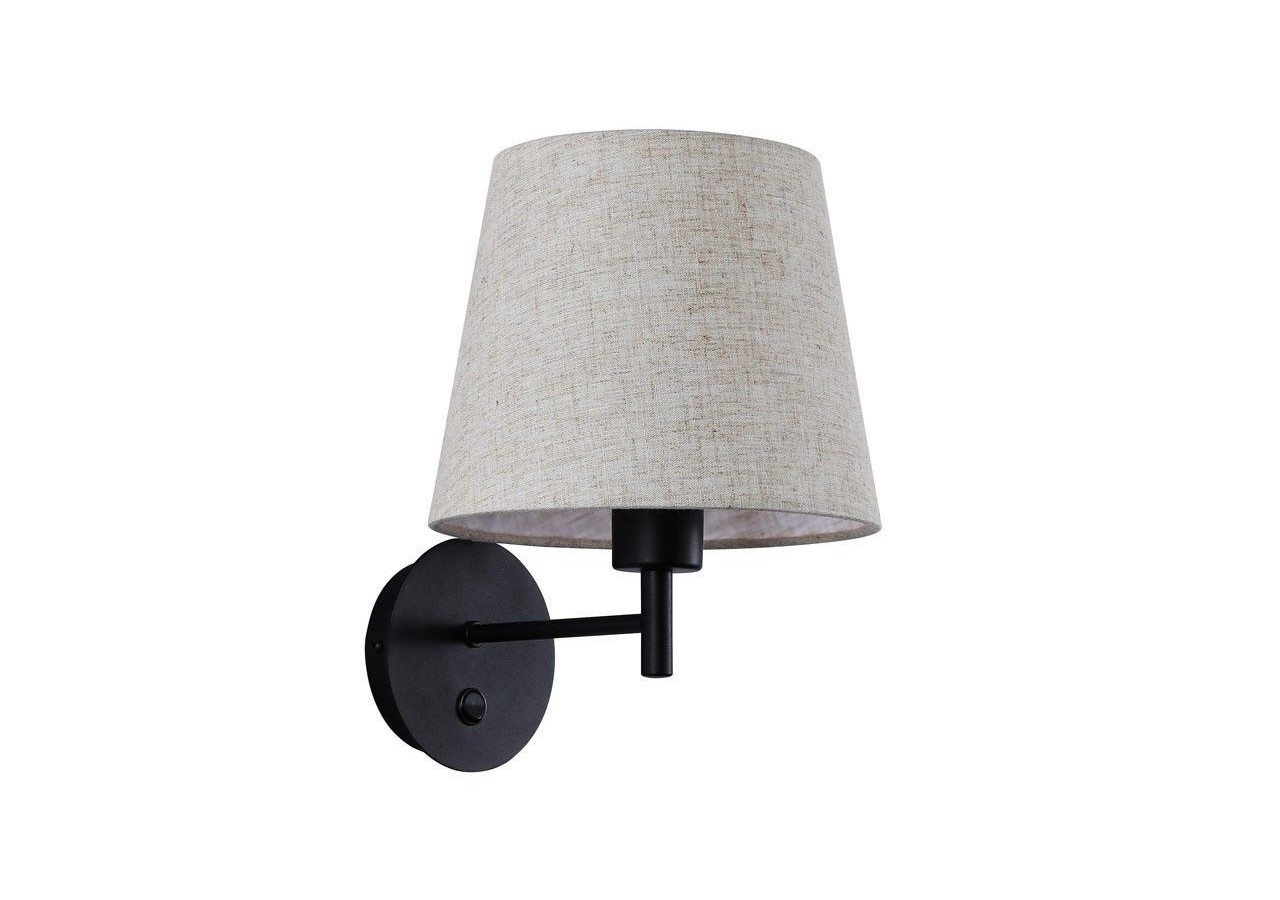 Applique murale avec abat-jour et interrupteur Classic "RIGA" - E27 - L3024-M - Barcelona LED