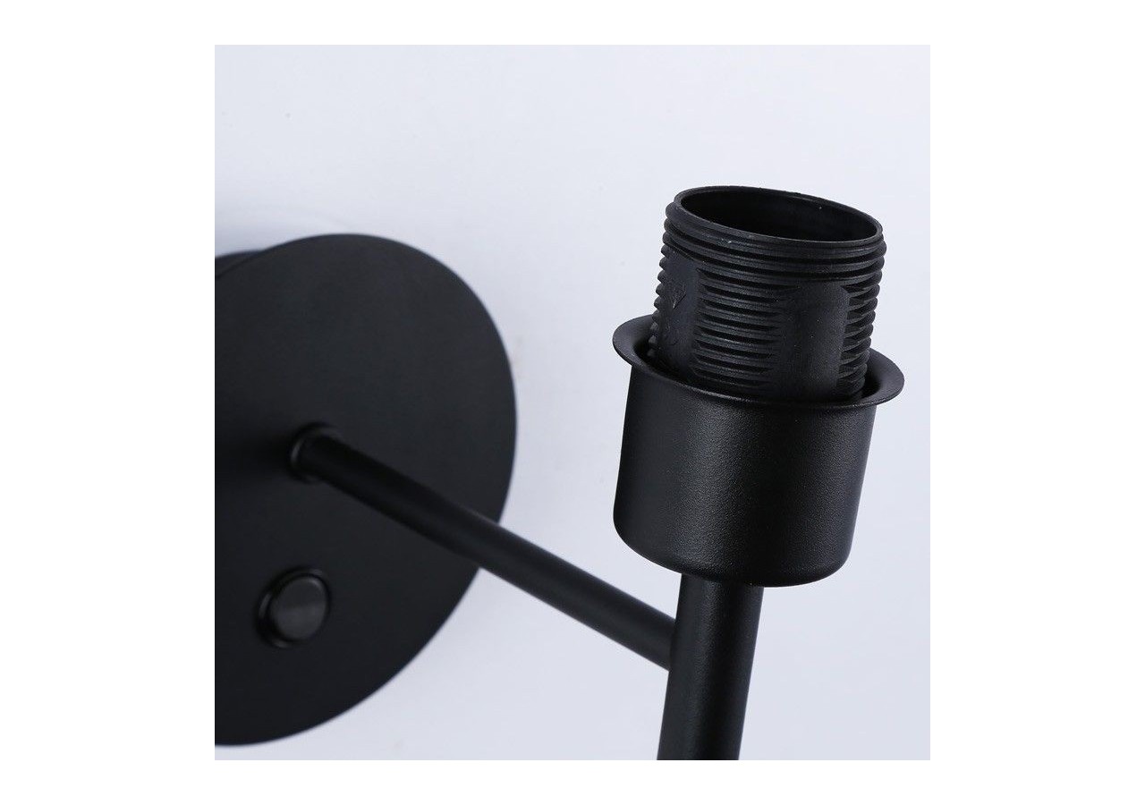 Applique murale avec abat-jour et interrupteur Classic "RIGA" - E27 - L3024-M - Barcelona LED