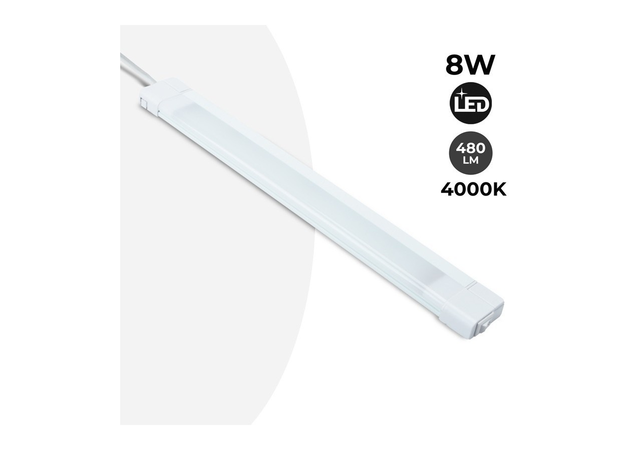 Eclairage plan de travail cuisine et sous meubles 8W - LE214-BN - Barcelona LED