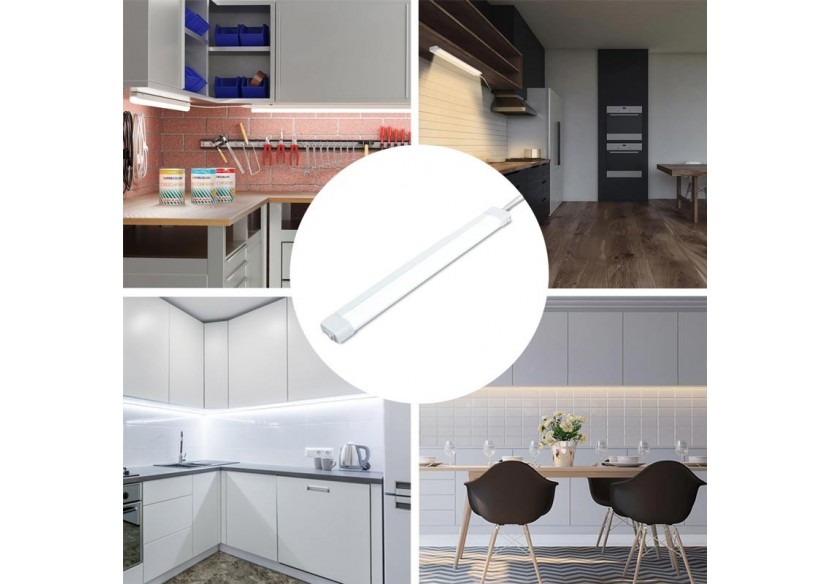 Eclairage plan de travail cuisine et sous meubles 8W - LE214-BN - Barcelona LED