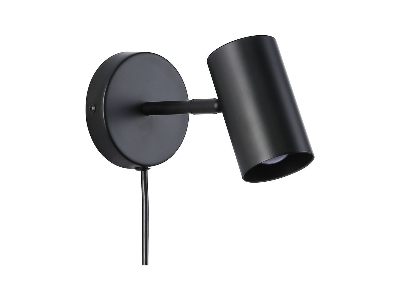 Applique murale d'intérieur orientable "Ben" avec câble et prise - E27 - L3065-EU-N - Barcelona LED