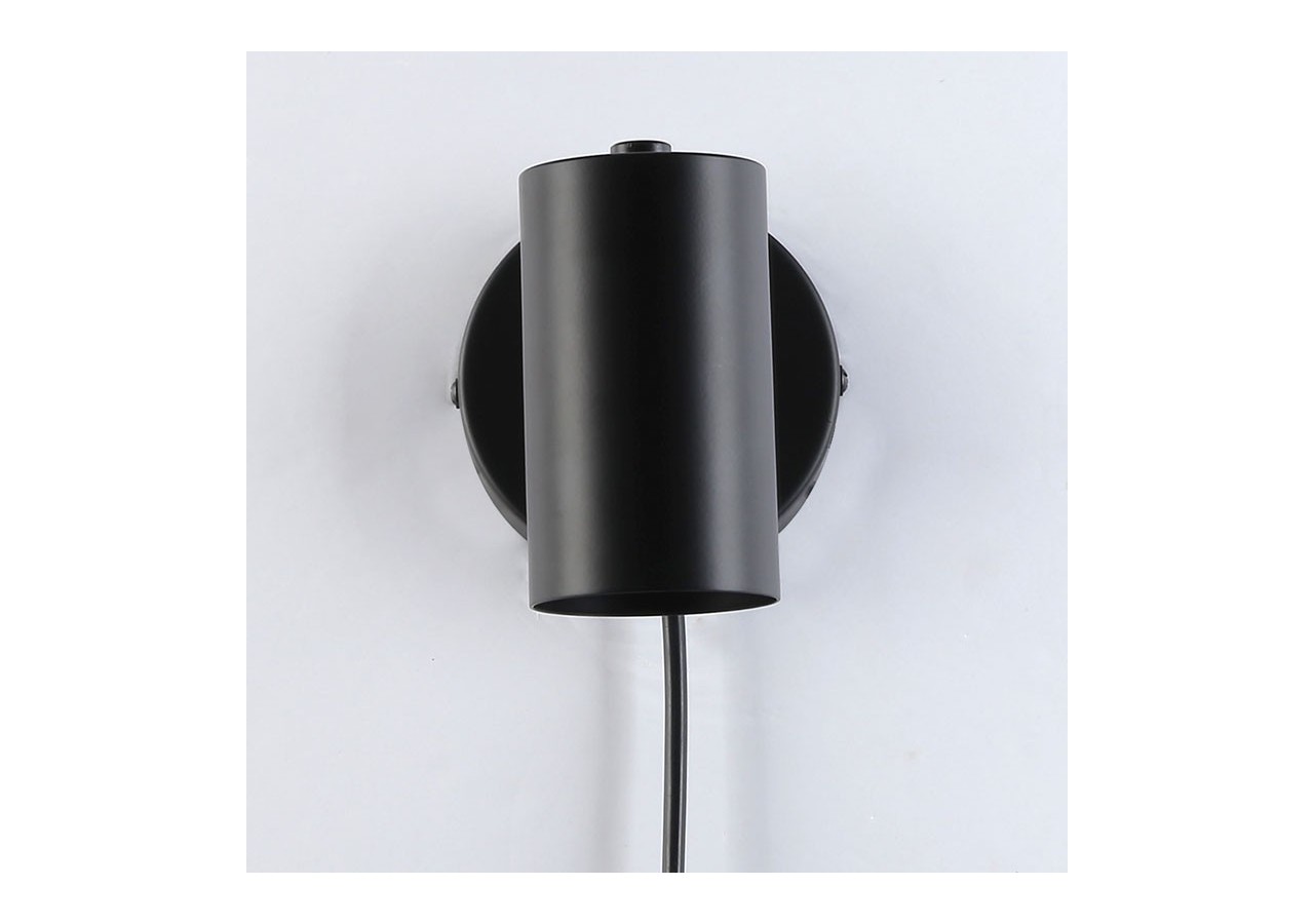 Applique murale d'intérieur orientable "Ben" avec câble et prise - E27 - L3065-EU-N - Barcelona LED