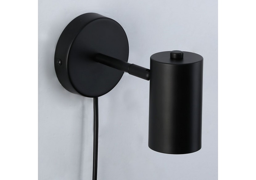 Applique murale d'intérieur orientable "Ben" avec câble et prise - E27 - L3065-EU-N - Barcelona LED Applique murale d'intérieur orientable "Ben" avec câble et prise - E27 - L3065-EU-N - Barcelona LED