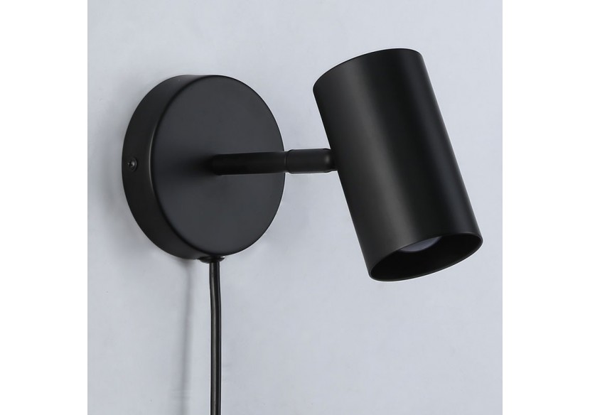 Applique murale d'intérieur orientable "Ben" avec câble et prise - E27 - L3065-EU-N - Barcelona LED Applique murale d'intérieur orientable "Ben" avec câble et prise - E27 - L3065-EU-N - Barcelona LED