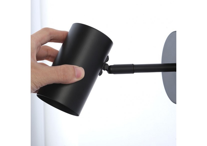 Applique murale d'intérieur orientable "Ben" avec câble et prise - E27 - L3065-EU-N - Barcelona LED Applique murale d'intérieur orientable "Ben" avec câble et prise - E27 - L3065-EU-N - Barcelona LED