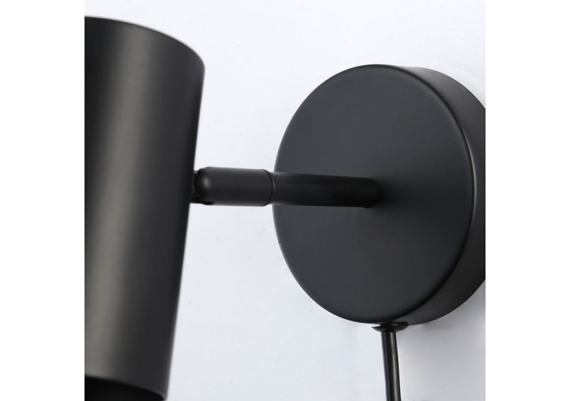 Applique murale d'intérieur orientable "Ben" avec câble et prise - E27 - L3065-EU-N - Barcelona LED Applique murale d'intérieur orientable "Ben" avec câble et prise - E27 - L3065-EU-N - Barcelona LED