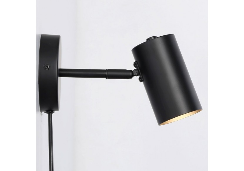 Applique murale d'intérieur orientable "Ben" avec câble et prise - E27 - L3065-EU-N - Barcelona LED Applique murale d'intérieur orientable "Ben" avec câble et prise - E27 - L3065-EU-N - Barcelona LED