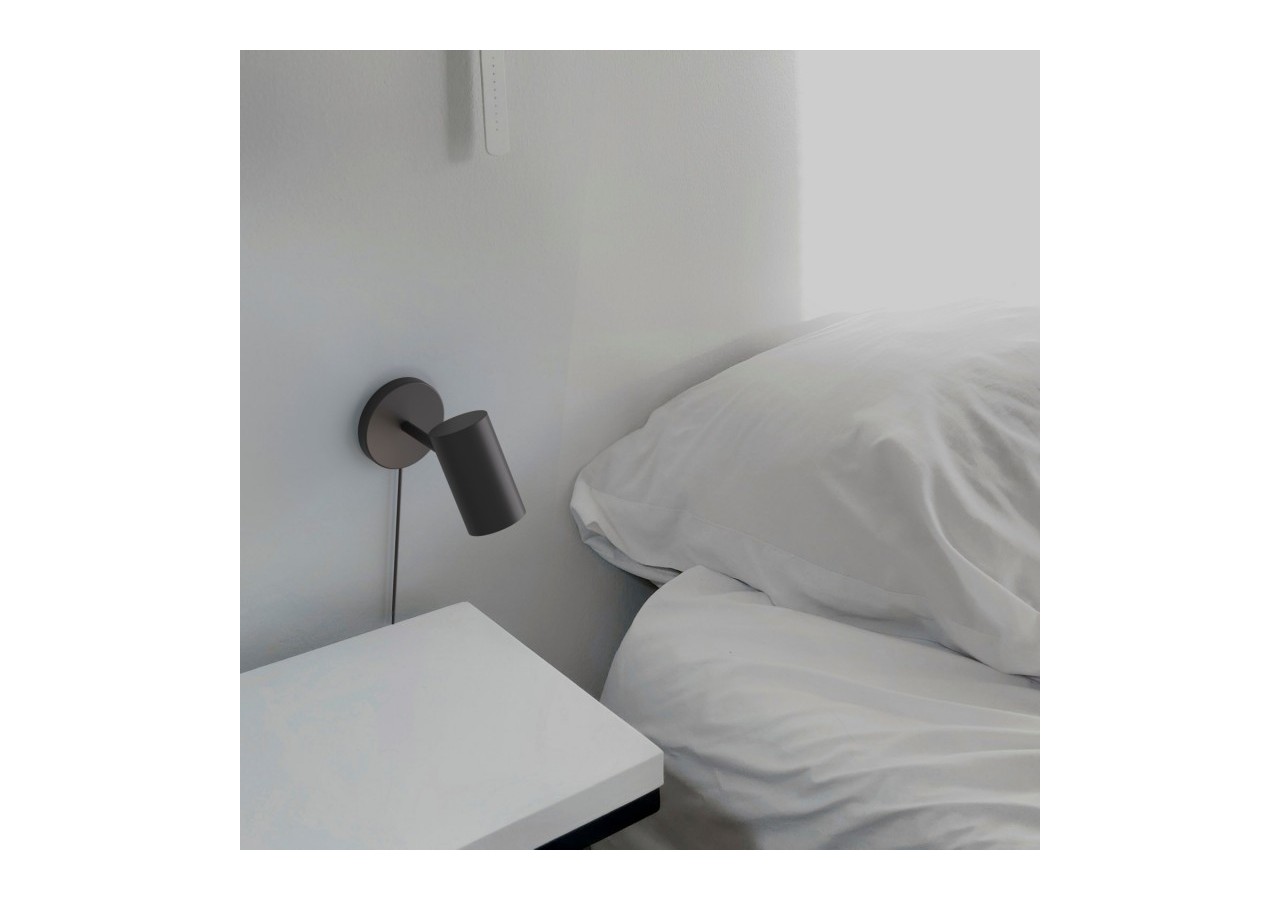 Applique murale d'intérieur orientable "Ben" avec câble et prise - E27 - L3065-EU-N - Barcelona LED
