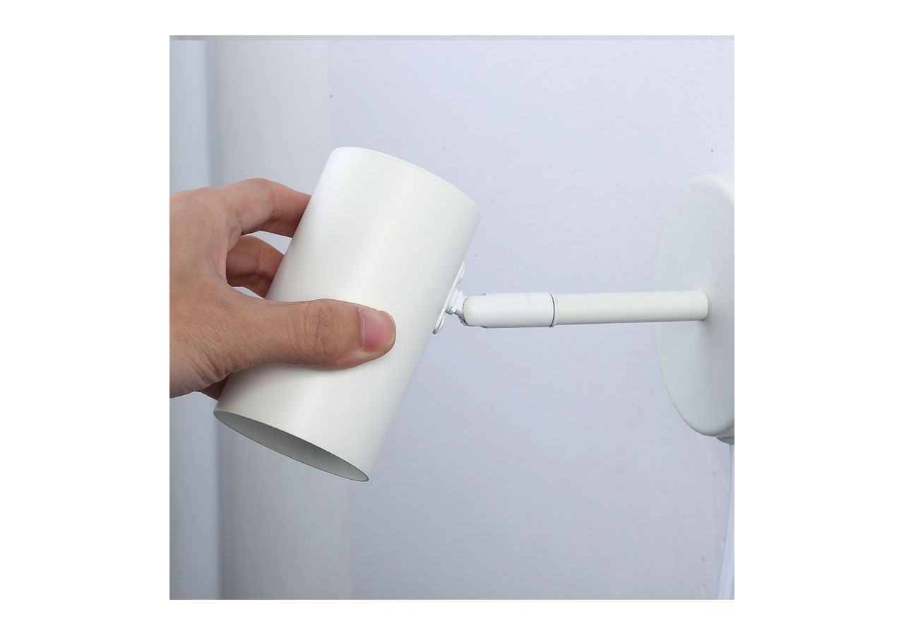 Applique murale d'intérieur orientable "Ben" avec câble et prise - E27 - L3065-EU-B - Barcelona LED