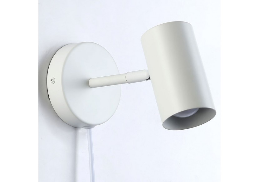 Applique murale d'intérieur orientable "Ben" avec câble et prise - E27 - L3065-EU-B - Barcelona LED Applique murale d'intérieur orientable "Ben" avec câble et prise - E27 - L3065-EU-B - Barcelona LED