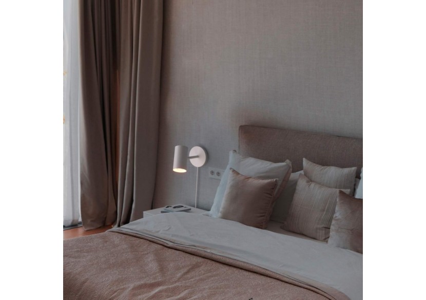 Applique murale d'intérieur orientable "Ben" avec câble et prise - E27 - L3065-EU-B - Barcelona LED Applique murale d'intérieur orientable "Ben" avec câble et prise - E27 - L3065-EU-B - Barcelona LED