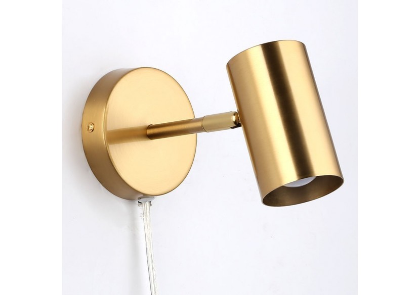 Applique murale d'intérieur orientable "Ben" avec câble et prise - E27 - L3065-EU-DO - Barcelona LED