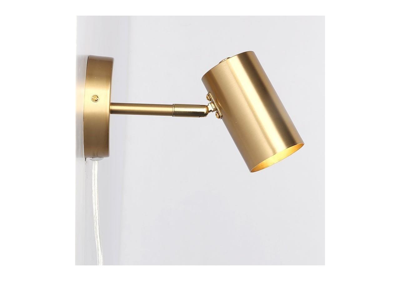 Applique murale d'intérieur orientable "Ben" avec câble et prise - E27 - L3065-EU-DO - Barcelona LED