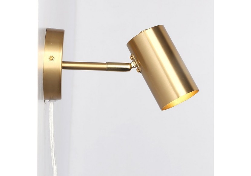 Applique murale d'intérieur orientable "Ben" avec câble et prise - E27 - L3065-EU-DO - Barcelona LED