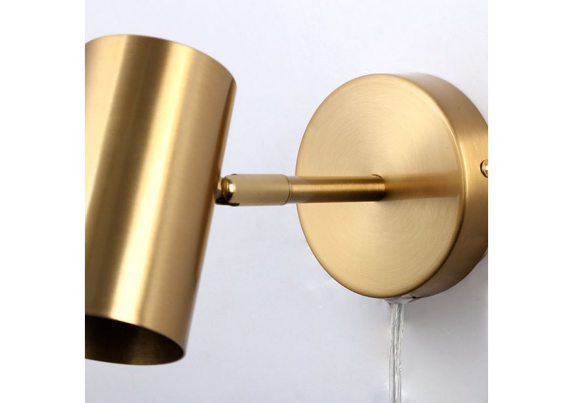 Applique murale d'intérieur orientable "Ben" avec câble et prise - E27 - L3065-EU-DO - Barcelona LED