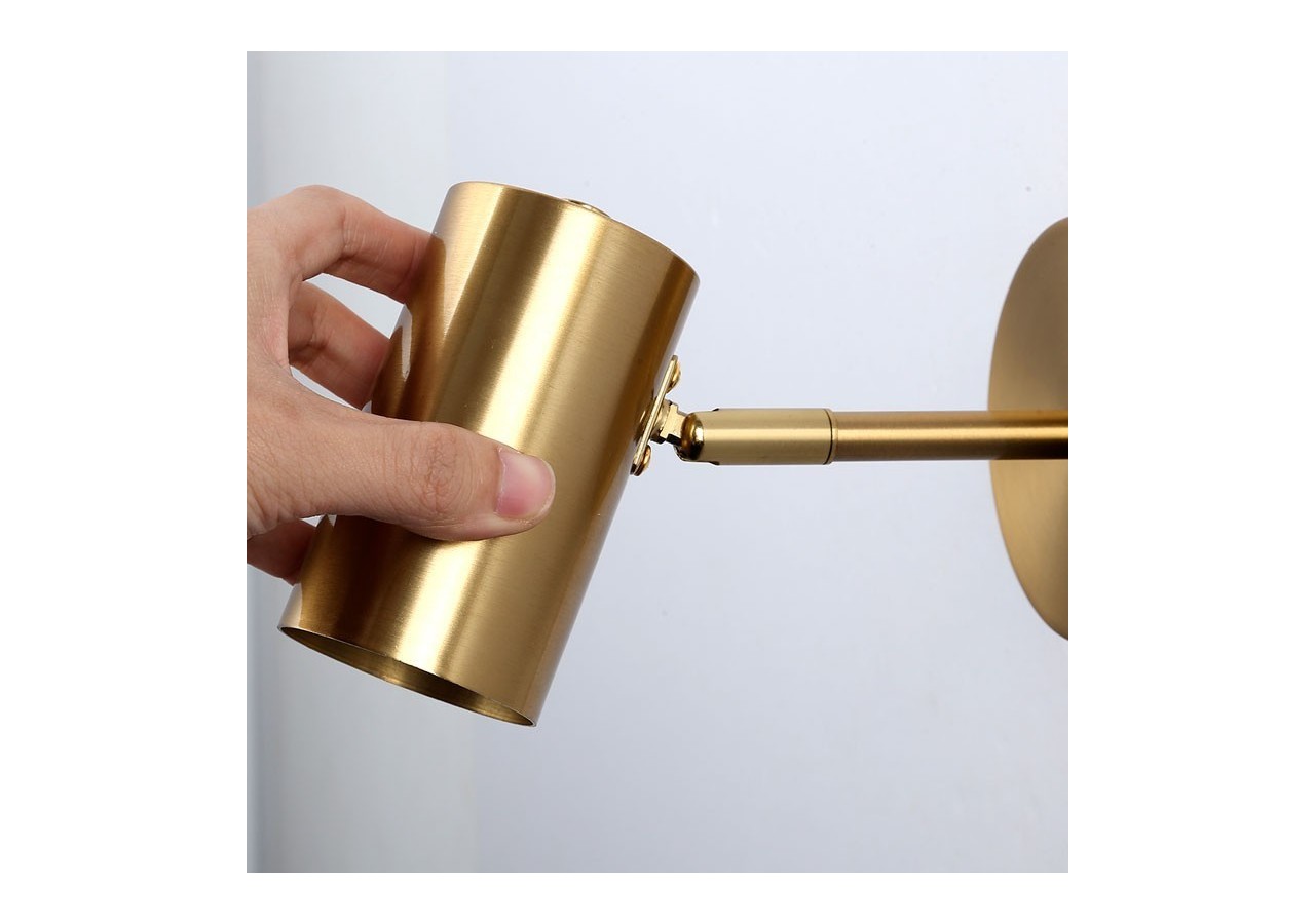 Applique murale d'intérieur orientable "Ben" avec câble et prise - E27 - L3065-EU-DO - Barcelona LED