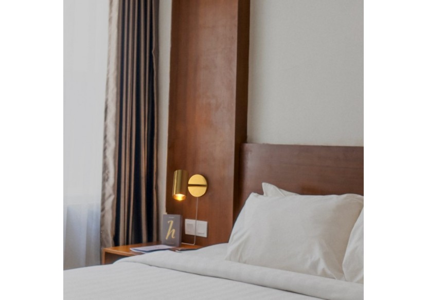 Applique murale d'intérieur orientable "Ben" avec câble et prise - E27 - L3065-EU-DO - Barcelona LED