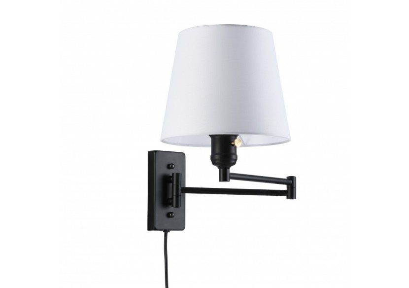 Applique murale avec bras articulé et prise "Clark" - E27 - L3066-EU-N - Barcelona LED Applique murale avec bras articulé et prise "Clark" - E27 - L3066-EU-N - Barcelona LED