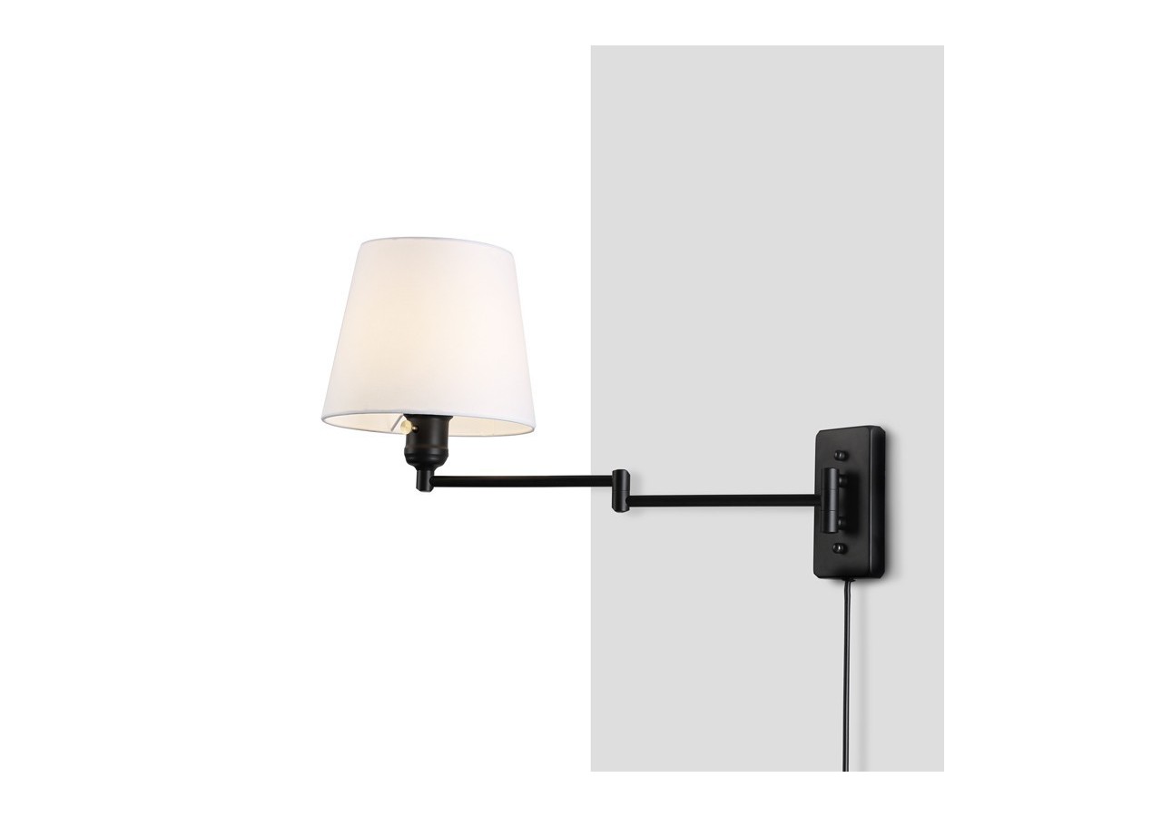 Applique murale avec bras articulé et prise "Clark" - E27 - L3066-EU-N - Barcelona LED