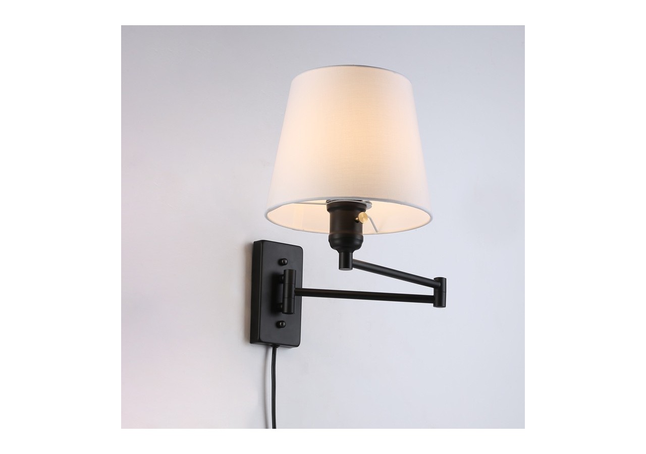 Applique murale avec bras articulé et prise "Clark" - E27 - L3066-EU-N - Barcelona LED