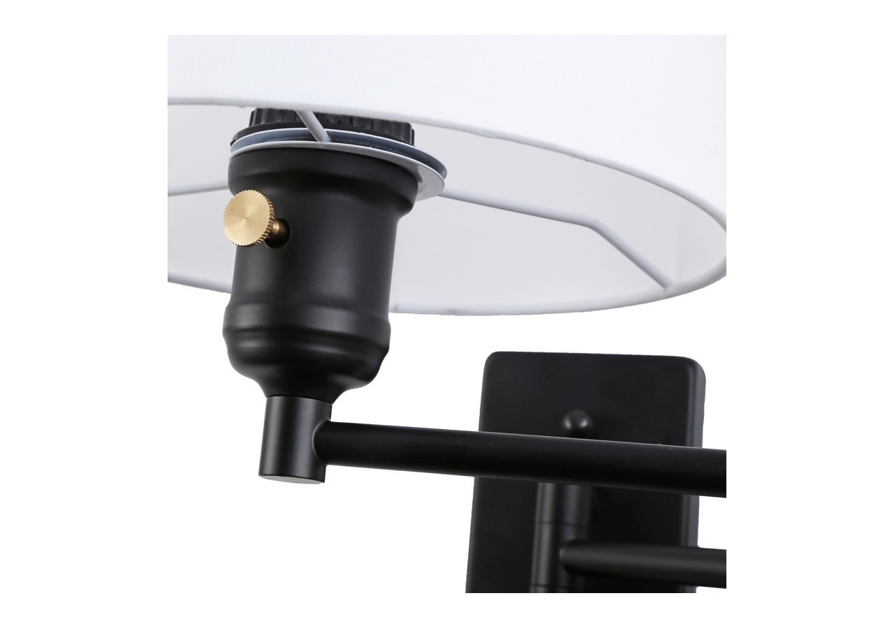 Applique murale avec bras articulé et prise "Clark" - E27 - L3066-EU-N - Barcelona LED