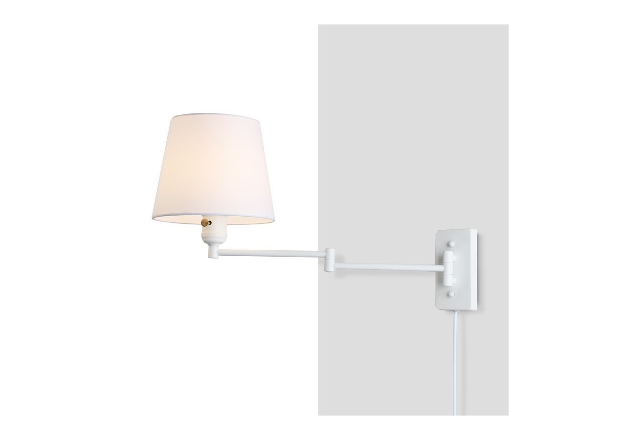 Applique murale avec bras articulé et prise "Clark" - E27 - L3066-EU-B - Barcelona LED