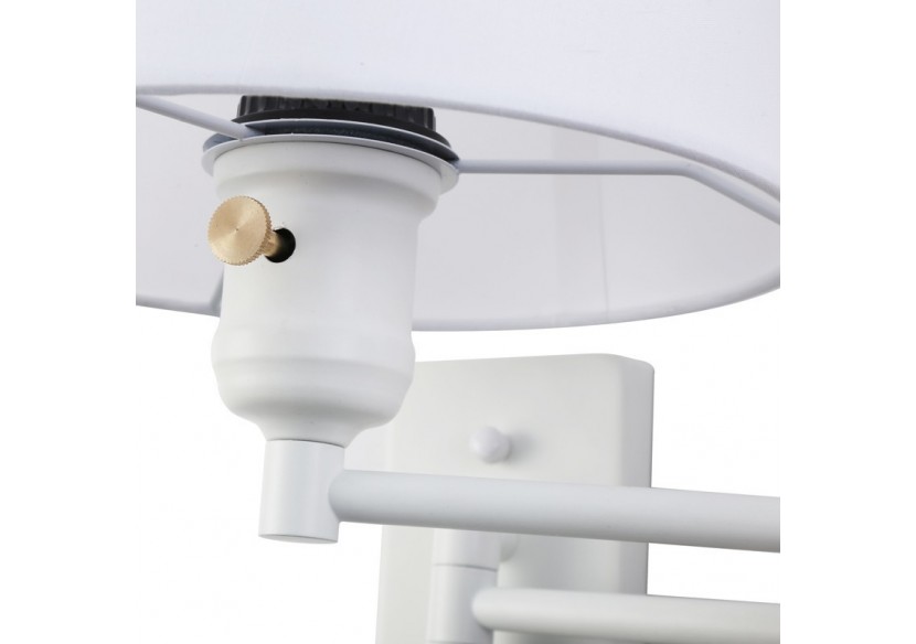 Applique murale avec bras articulé et prise "Clark" - E27 - L3066-EU-B - Barcelona LED Applique murale avec bras articulé et prise "Clark" - E27 - L3066-EU-B - Barcelona LED