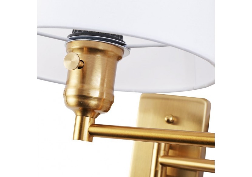 Applique murale avec bras articulé et prise "Clark" - E27 - L3066-EU-DO - Barcelona LED Applique murale avec bras articulé et prise "Clark" - E27 - L3066-EU-DO - Barcelona LED