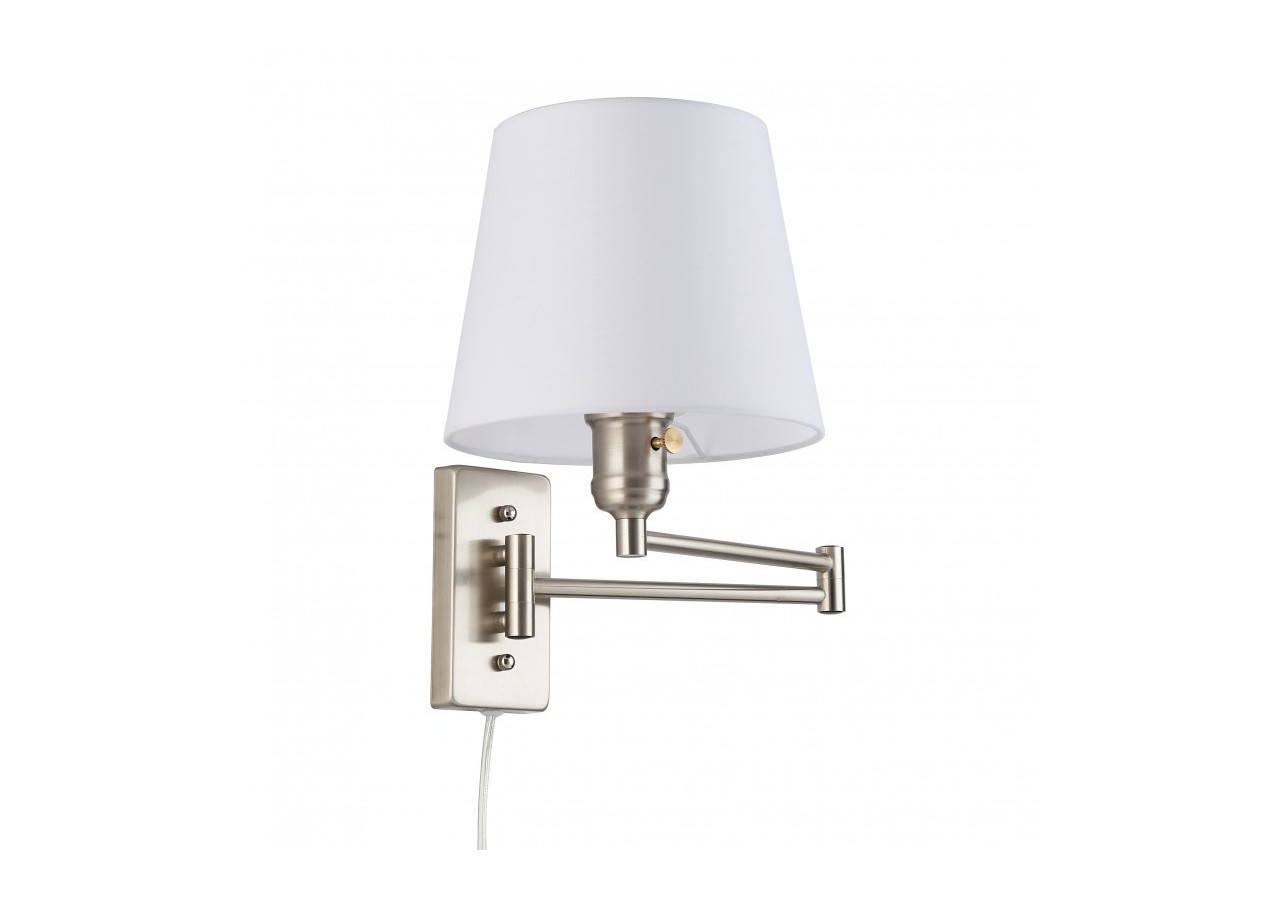 Applique murale avec bras articulé et prise "Clark" - E27 - L3066-EU-CR - Barcelona LED